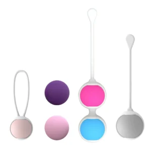 kegel exercise balls | pelvic floor trainer | 6 weighted silicone dumbbells | ipx7 waterproof | ergonomic design for women