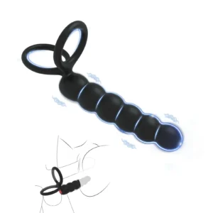 3 in 1 anal vibrator | penis ring + dildo + vibrator | 10 vibration modes (3 intensities + 7 frequencies) | magnetic charging + waterproof | for men, women & couples