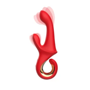 rabbit & dildo 2 in 1 vibrator | 10 powerful vibrations + ipx6 waterproof | usb magnetic charging | c spot g spot breast stimulation | silent technology <60db