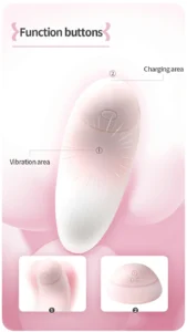 pink tongue egg vibrator | 10 modes | wearable outdoor | ipx6 waterproof | 200 min battery