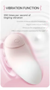 pink tongue egg vibrator | 10 modes | wearable outdoor | ipx6 waterproof | 200 min battery