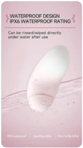 pink tongue egg vibrator | 10 modes | wearable outdoor | ipx6 waterproof | 200 min battery
