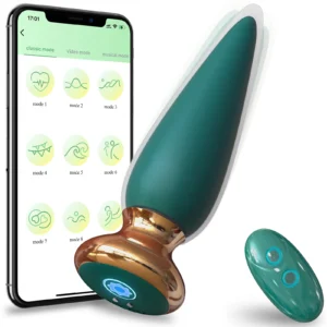 tenufy smart app control anal vibrator | remote control + 9 modes | magnetic charging + ipx7 waterproof | unisex design