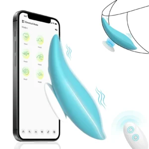 invisible wearable app control vibrator | 9 frequency vibration + 9 classic modes | music + video + shake + interactive + draw modes | magnetic charging | c spot & perineum stimulation