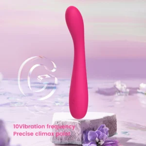 g point master vibrator | 10 frequencies + precise g spot targeting | soft q bounce + 360° twist | baby nipple grade silicone | ipx6 waterproof + ≤45db