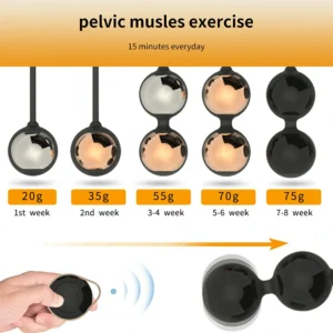 smart kegel balls | 5 weights 20g 75g | 10 speeds | wireless control | ipx7
